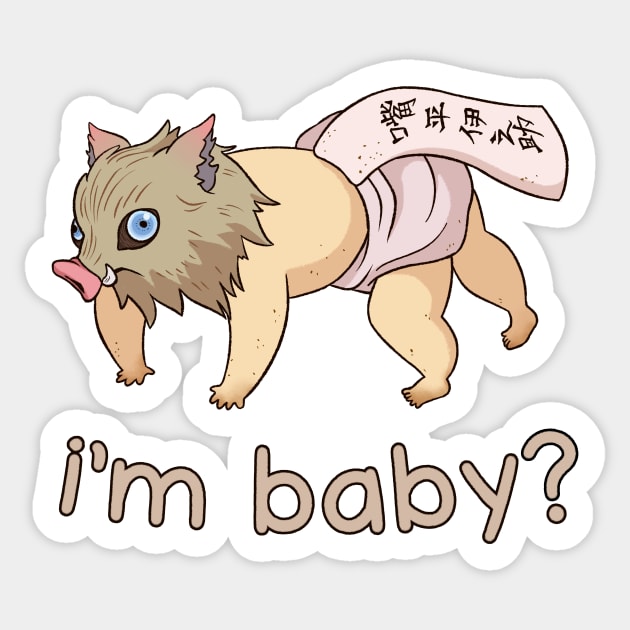 Baby Inosuke Sticker by Kiwiseeeds